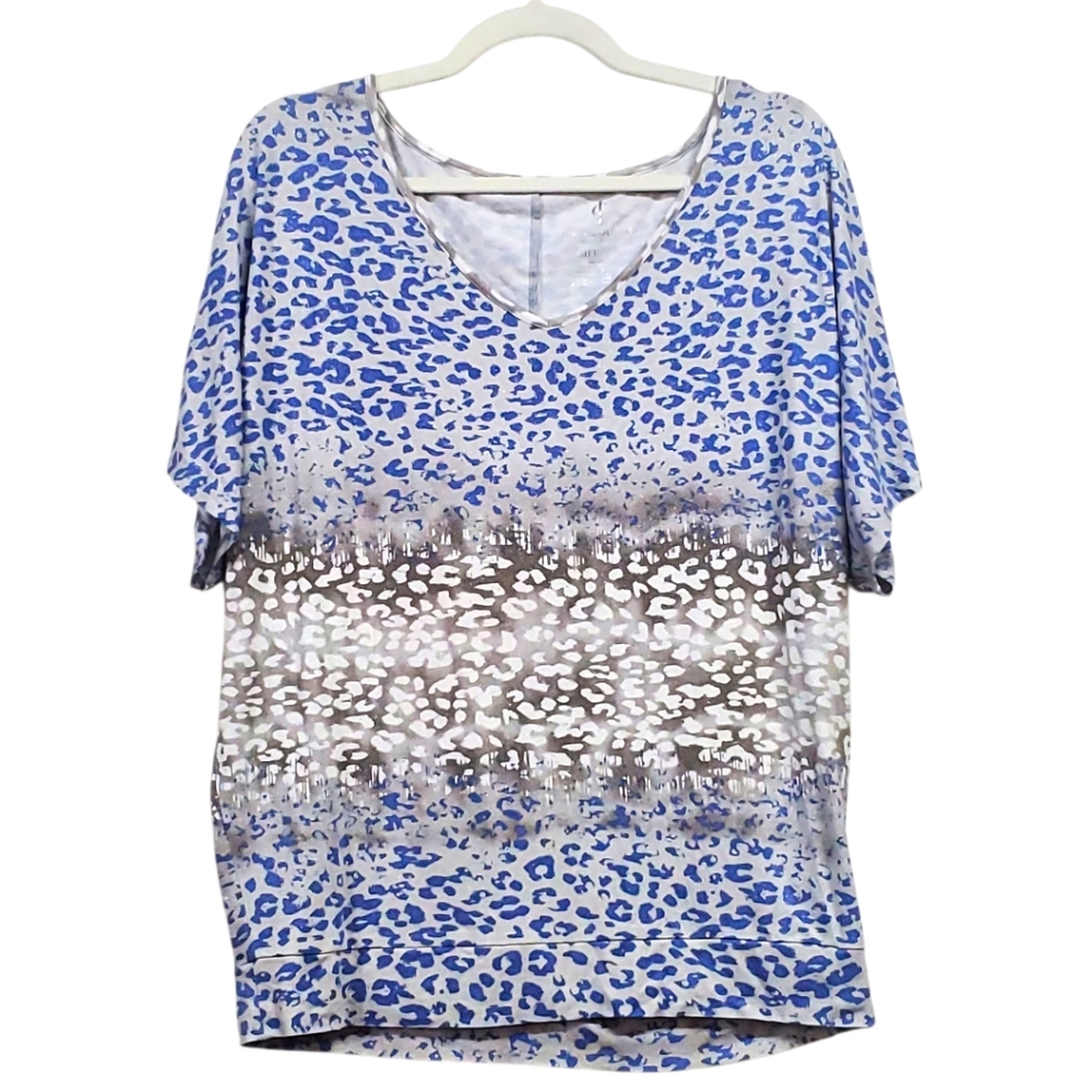 Juicy Couture Womens Animal Print Top- Medium-EUC